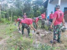 Prajurit Kompi C Yonif 645 GTY Bengkayang 