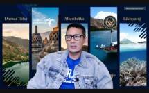 Menteri Pariwisata dan Ekonomi Kreatif/Kepala Badan Pariwisata dan Ekonomi Kreatif, Sandiaga Salahuddin Uno Dalam Diskusi Virtual "Bincang Berkelas Kemenparekraf dengan Bupati Bondowoso dan Pelaku Usaha Bidang Pariwisata dan Ekonomi Kreatif". (Dok: Kemenparekraf)