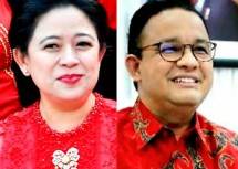 Ketua DPR Puan Maharani dan Gubernur DKI Jakarta Anies Baswedan, (foto Kolase)