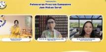 Tangkapan Layar Konferensi Pers Virtual Peluncuran Program Kampanye "Jam Makan Serat" yang diselenggarakan Bebelac Gold , Jakarta, Kamis (3/6/2021).