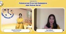 Gya Sadiqah - Selebriti & Ibu Hebat di Dalam Konferensi Pers Virtual Peluncuran Program Kampanye "Jam Makan Serat" oleh Bebeclub, Jakarta, Kamis (3/6/2021).