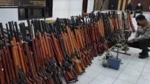 Dipasarkan Hingga Luar Jawa, Home Industry Senapan Angin Ilegal di Gerebek Polres Blitar Kota