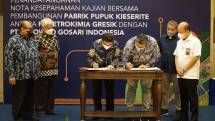 Pupuk Indonesia Kaji Perkembangan Pabrik Pupuk Kiesarite dengan Polwijo Gosari Indonesia