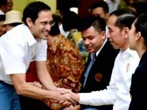 Presiden Jokowi dan Menteri Nadiem Makarim (dok Tribunnews.com)
