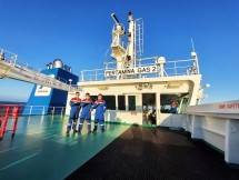 VLGC Pertamina Gas II Kibarkan Merah Putih Saat Loading Perdana LPG di Amerika Serikat