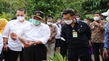 Mentan Syahrul Yasin Limpo bersama Menteri Koordinator Bidang Pembangunan Manusia dan Kebudayaan, Muhadjir Effendy