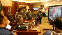 Menteri Pertanian Syahrul Yasin Limpo bersama jajaranya.