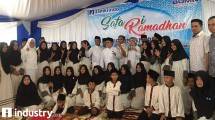 Perum Jamkrindo Berikan Santunan Yatim Piatu Dalam Safari Ramadhan Lubuk Lingau
