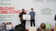 Menteri BUMN Terima 1 Juta Antis di Sentra Vaksinasi Enesis