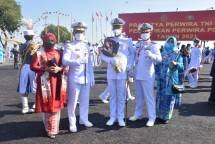 Dankormar Mayjen Mar Suhartono Hadiri Upacara Praspa TNI Polri