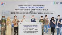Yayasan Life After Mine Sumbangkan Fasilitas Tempat Tidur Langsung kepada Kemenkes