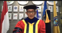 Menteri Pariwisata DR. H. Sandiaga Uno, B.BA., M.BA, Wisudawan Universitas Pelita Harapan