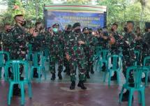 Pangkostrad Letjen TNI Dudung Abdurachman Kunker ke Divif 1 Kostrad dan Yonif PR 328 Kostrad
