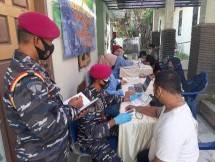 Vaksinasi Covid-19 Puslatpurmar 3 Grati Diserbu Warga