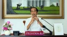 Presiden Joko Widodo memberikan pengarahan kepada kepala daerah se-Indonesia melalui konferensi video dari Istana Kepresidenan Bogor, Jawa Barat, pada Senin, 19 Juli 2021. Foto: BPMI Setpre