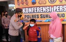 Polres Sukoharjo Jadikan Gifari Anak Asuh Setelah Ditinggal Bapak, Ibu dan Kakeknya Karena Terpapar Corona