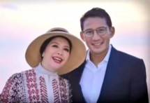 Sandiaga Uno dan istri Nur Asia Uno