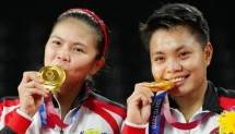 Greysia Polii/Apriani Rahayu Juara Bulutangkis Ganda Putri Olimpiade Tokyo 2021 (foto AP Photo/Dita Alangkara)