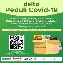 PT Deltomed Laboratories Bagikan Paket Produk Kesehatan untuk Dukung Imunitas Penderita COVID-19 yang sedang Isoman