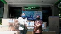 Kenji Sadayuki, President Director AQUA Japan Indonesia dan Dr. Mirsad,MPH, Direktur Rumah Sakit Umum Daerah Tanjung Priok
