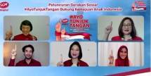 Peluncuran Gerakan Sosial #AyoTunjunkTangan, Dukung Kemajuan Anak Indonesia bersama SGM Eksplor secara daring, di Jakarta, Senin (16/8/2021). (Foto: Industry.co.id)