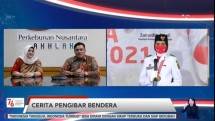 Ardheklia dalam Diskusi Forum Merdeka Barat 9 (FMB9) yang bertajuk "Cerita Pengibar Bendera" pada Jumat (20/8/2021).