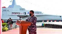KRI GOLOK-688 TAMBAH KEKUATAN KAPAL STRIKING FORCE TNI AL 