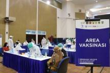 Vaksinasi di Seskoau Lembang