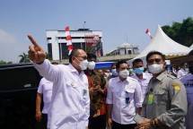 Ki-ka Dirut PT Berdikari (Persero) Harry Warganegara, Dirut PT RNI (Persero) Arief Prasetyo Adi, Menteri Pertanian RI Syahrul Yasin Limpo. 