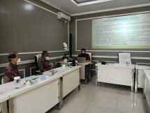 Manajemen PT Sentra Mitra Informatika Tbk sedang melakukan presentasi dalam acara paparan publik yang diadakan pada Jumat (27/08/2021) di Jakarta. (Foto: Humas Perseroan)