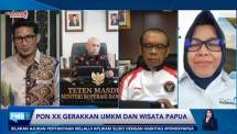 diskusi virtual Forum Merdeka Barat 9 (FMB9) yang bertema "PON Gerakkan UMKM dan Wisata Papua" pada Kamis (2/9/2021). 
