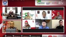 Teten Masduki saat menjadi pembicara kunci pada webinar dengan tema "UMKM sebagai Tulang Punggung Ekonomi", yang diselenggarakan INDOPOSCO dan indoposco.id, di Hotel Aston Priority Simatupang & Conference Center Jakarta, Senin (6/9/2021).