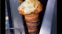 Pizza Cone (Foto: Twitter/@actnormalorelse)