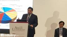 Menteri Perindustrian Airlangga Hartarto saat menjadi pembicara pada The 8th Asian Leadership Conference 