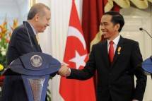 Presiden Jokowi dan Presiden Turki Recep Tayyip Erdogan (Foto Setkab)