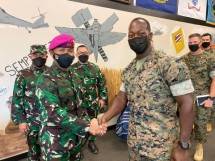 Asops Kasal dan Dankormar Mayjen (Mar) Suhartono Tinjau Latma Recon Exercise 21-1 di California