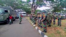 25 Taruna Marinir Tingkat IV Laksanakan Latihan Praktek Senjata Bantuan Infantri
