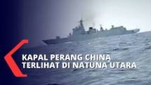 Kapal Perang China di Natuna (FoTO Dok Youtube) 