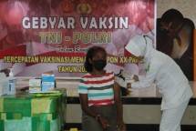 Kodam XVII Cenderawasih Gencarkan Vaksinasi Covid-19 di Papua Jelang PON XX 