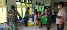 Danlanal Perintahkan Babinpotmar TNI AL Lanal TBA Pantau Serbuan Vaksinasi