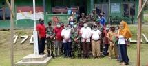Satgas Yonif 751/VJS Gelar Bakti Sosial dan Pengobatan Massal Sambut HUT TNI ke-76 