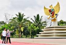 Jokowi di PLBN Sota di Merauke