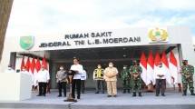 Jokowi Resmikan RS Modular Jenderal LB Moerdani di Papua