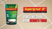 Aquaproof Hadirkan Supergrout A+, Pengisi Nat Tahan Asam Bermutu Tinggi