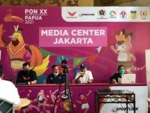 Media Center PON XX 2021 JCC Jakarta.