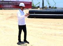 Resmikan Pembangunan Smelter Single Line Terbesar di Dunia, Jokowi Banjir Pujian:&nbsp;Bravo!!! Presiden Brilian...