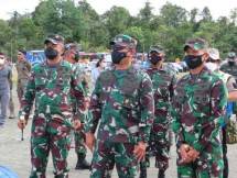 Pangdam XVII Bersama Dankodiklatad dan Danpussenif Kodiklatad ke Kabupaten Mimika
