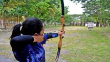 Atlet Panahan Junior Yonif 3 Marinir Latihan Kemampuan Memanah 