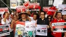 Ilustrasi Gerakan Tolak Hak Angket (Foto Ist)