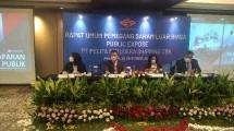 RUPSLB Pelita Samudera Shipping yang dihadiri dewan direksi